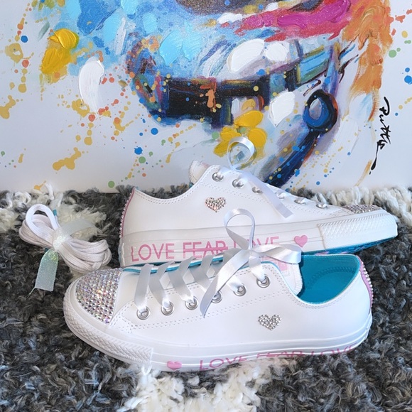 MESSAGE 2 ORDER! 💎 Custom Bling Converse - Picture 8 of 17